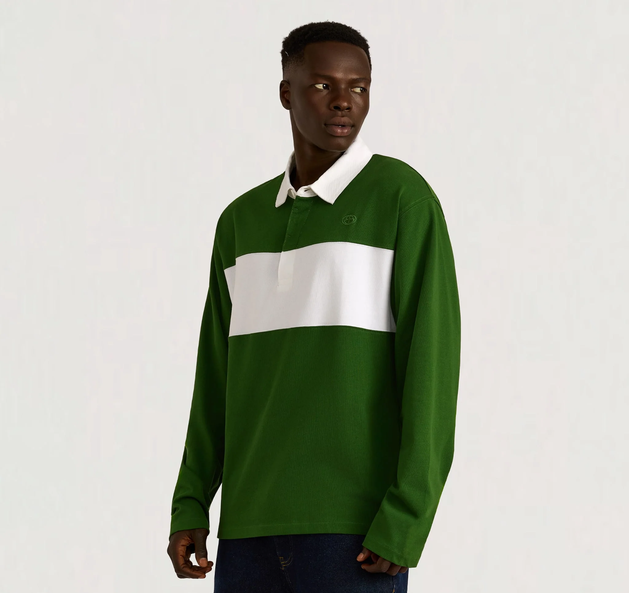 Casual Sport Long Sleeve Polo - Image 3