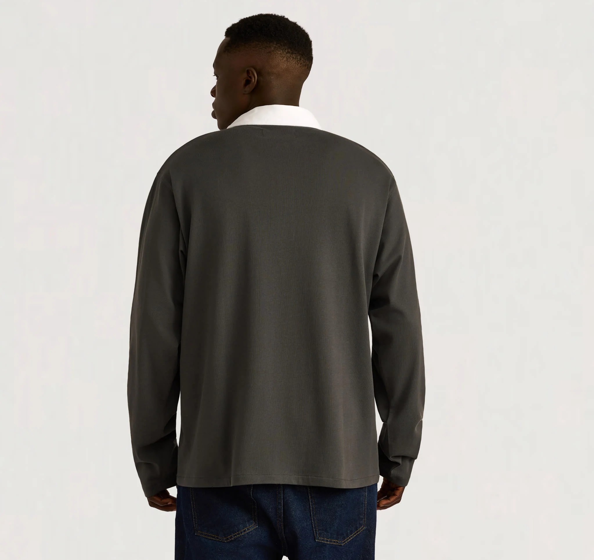 Casual Sport Long Sleeve Polo - Image 4