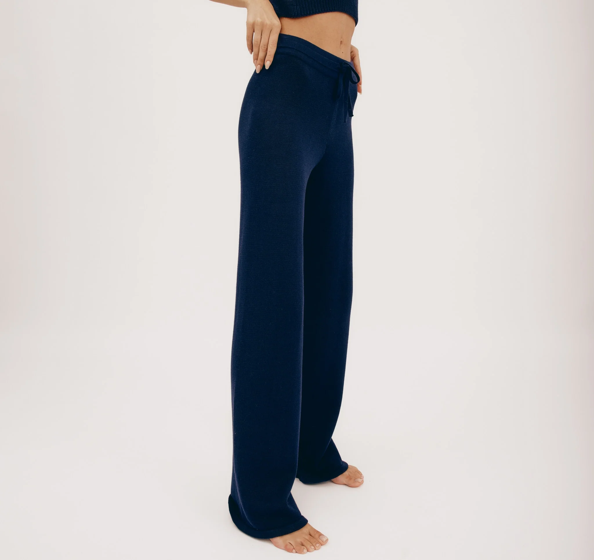 True Knit Wide Leg Pants - Image 3