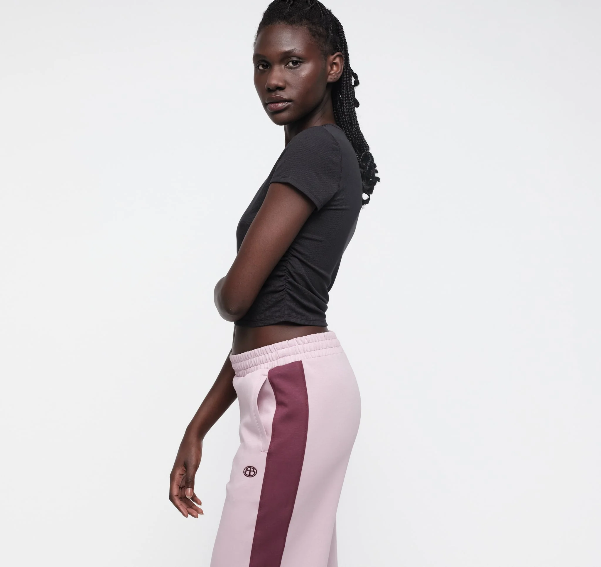 Active Rib Ruched Tee - Image 3